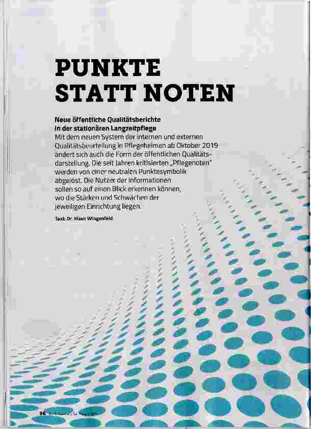Vorschauseite 1: PUNKTE STATT NOTEN