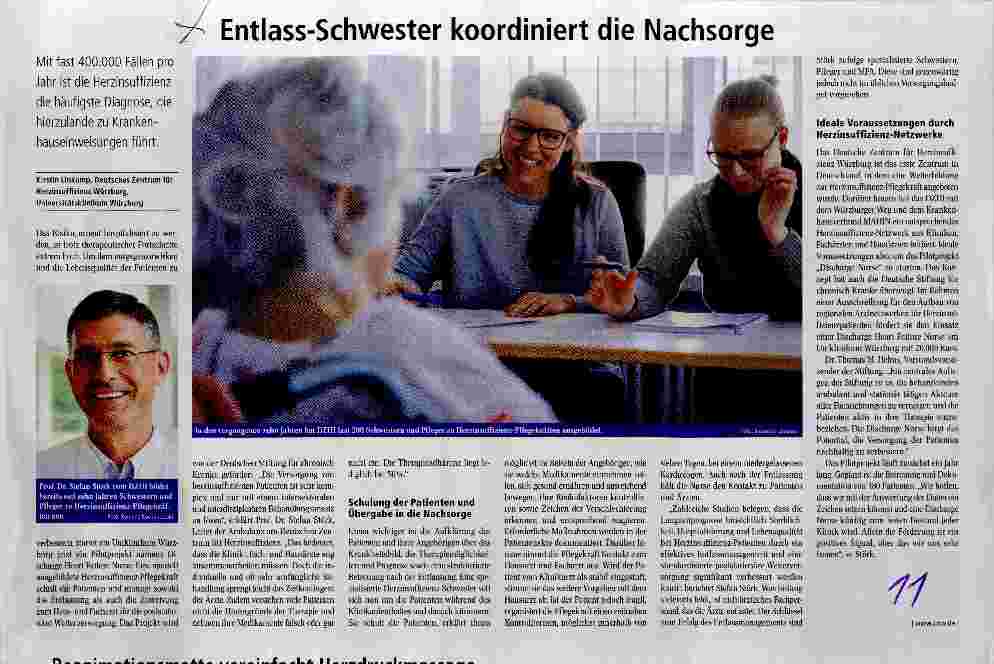 Vorschauseite 1: Entlass-Schwester koordiniert die Nachsorge