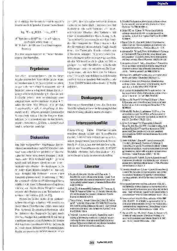 Vorschauseite 3: In-vitro-Bestimmung der minimal erforderlichen Einwirkungszeit einer Taurolidin-haltigen antimikrobiellen Katheter-Blocklösung