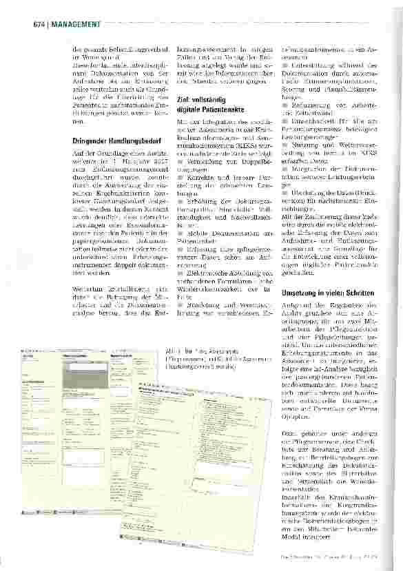 Vorschauseite 2: Entwicklung und Implementierung einer mobilen elektronischen Patientendokumentation