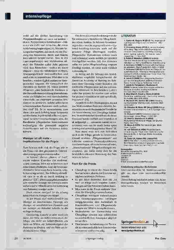 Vorschauseite 5: Überpflege - kann negative Folgen haben
