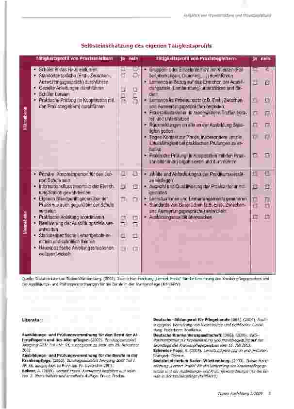 Vorschauseite 4: Aufgaben von Praxisanleitung und Praxisbegleitung