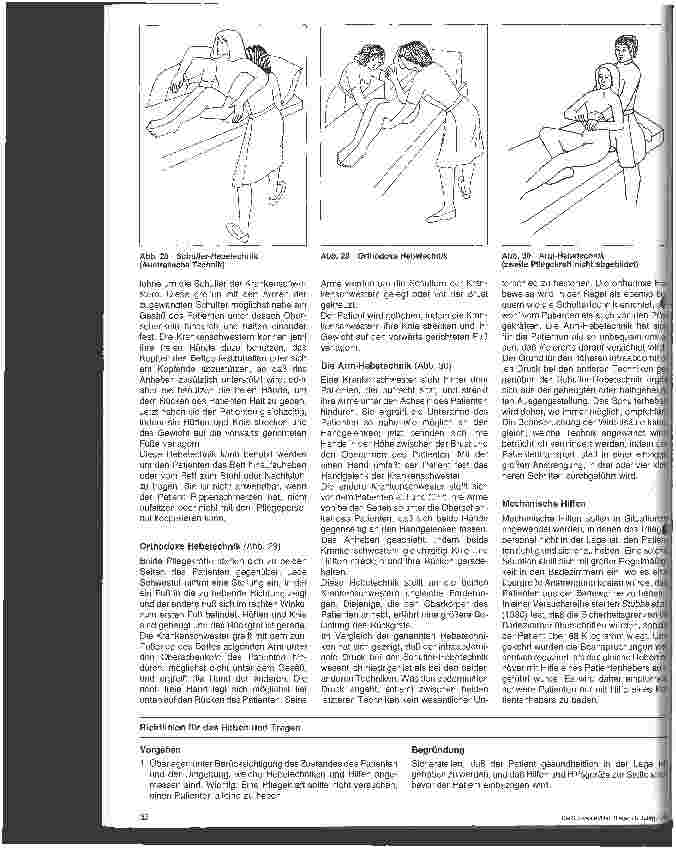 Vorschauseite 2: Stationshandbuch Klinische Krankenpflege 13. Folge: Hebeund Tragetechniken