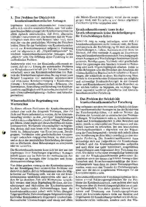 Vorschauseite 2: Krankenhausökonomie zwischen Wissenschaft und Politik