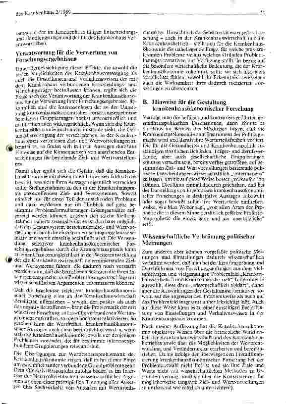 Vorschauseite 3: Krankenhausökonomie zwischen Wissenschaft und Politik