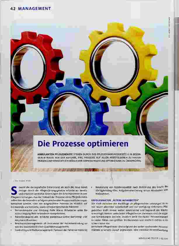 Vorschauseite 1: Die Prozesse optimieren
