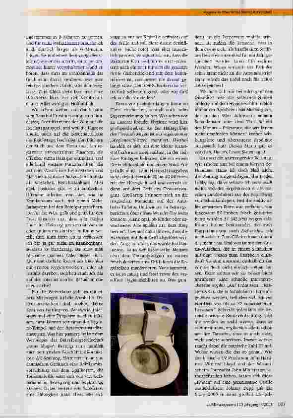 Vorschauseite 2: Hygiene im öffentlichen Raum Eine Reise von der Theke bis in die Kläranlage