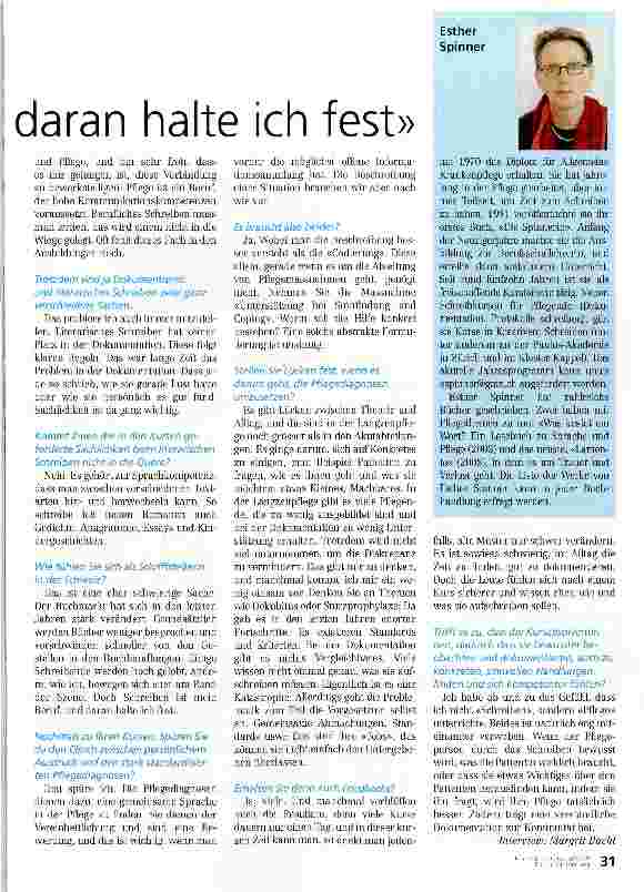 Vorschauseite 2: Schreiben ist mein Beruf, und daran halte ich fest