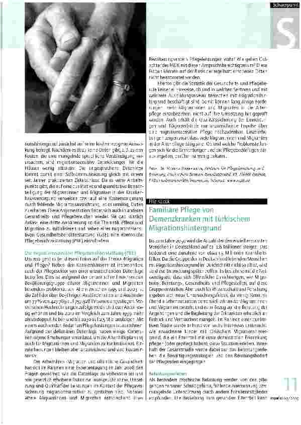 Vorschauseite 2: Interkulturelle Arbeit der Pflege -Entwicklungen und Umsetzung