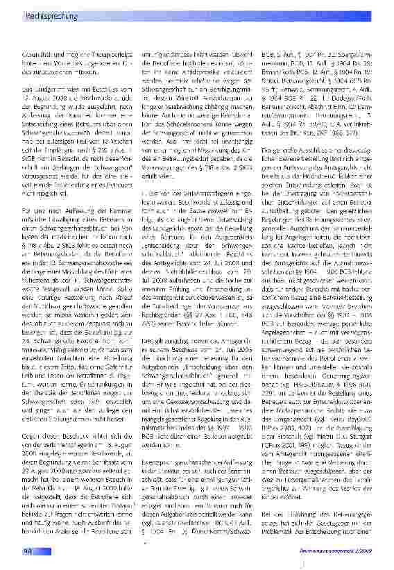 Vorschauseite 2: Betreuerbestellung mit dem Aufgabenkreis Entscheidung über einen Schwangerschaftsabbruch
