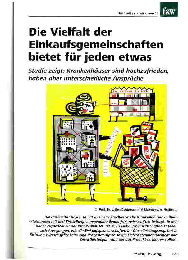 Vorschauseite 1: Die Vielfalt der Einkaufsgemeinschaften bietet für jeden etwas
