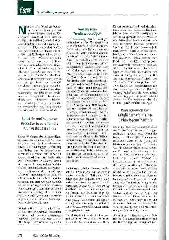 Vorschauseite 2: Die Vielfalt der Einkaufsgemeinschaften bietet für jeden etwas