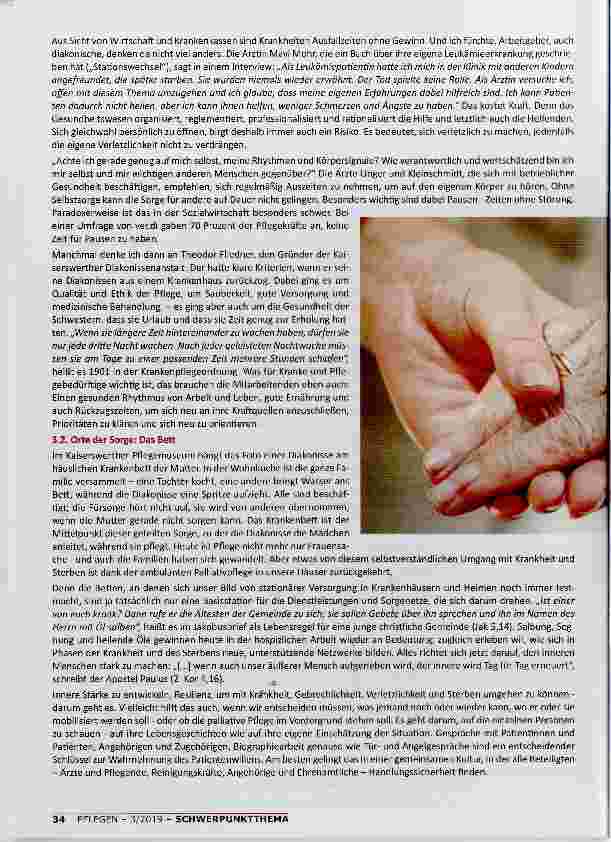 Vorschauseite 3: FÜRSORGE, SELBSTSORGE, MITSORGE WIE LÄSST SICH CARE ORGANISIEREN?
