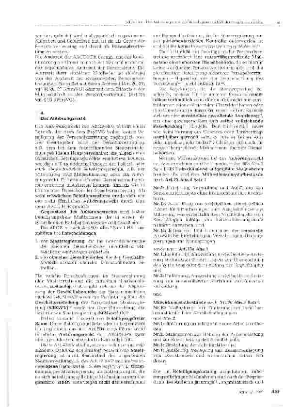 Vorschauseite 3: Das Anhörungsrecht der Arbeitsgemeinschaft der Hauptpersonalräte