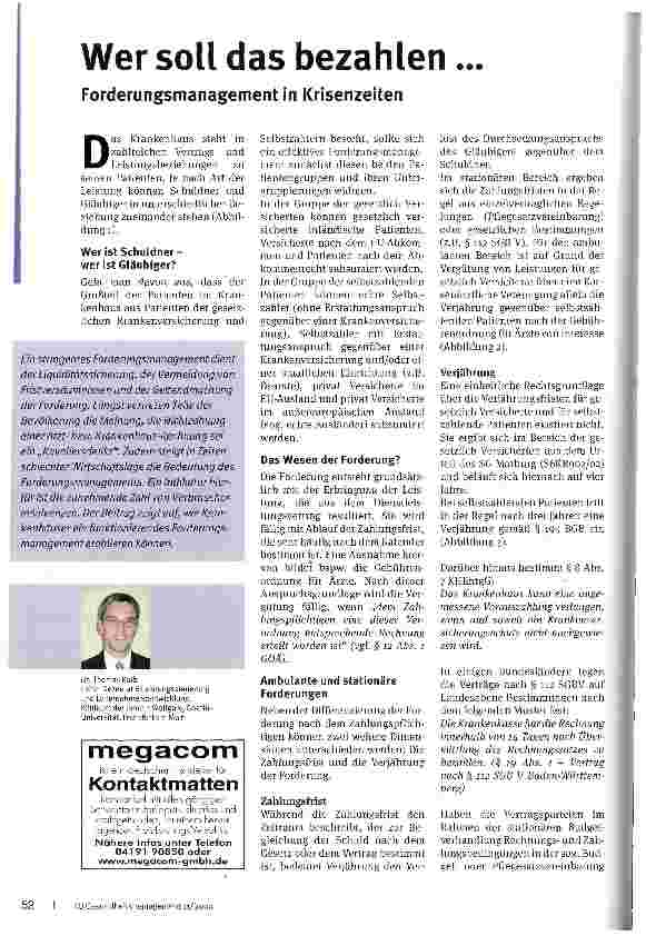 Vorschauseite 1: Wer soll das bezahlen