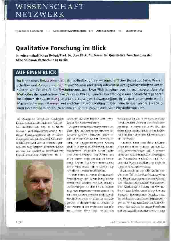 Vorschauseite 1: Qualitative Forschung im Blick