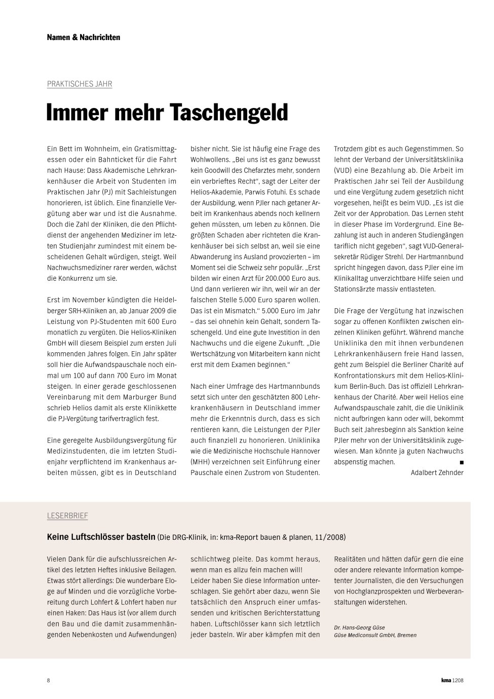 Vorschauseite 1: Immer mehr Taschengeld
