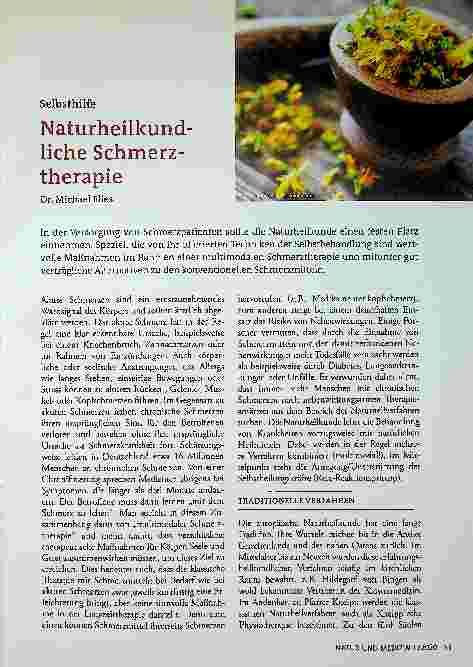 Vorschauseite 1: Selbsthilfe Naturheilkundliche Schmerztherapie