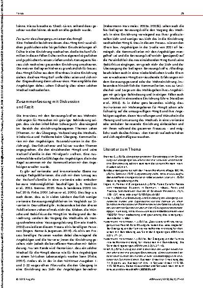 Vorschauseite 3: Der Übergang von der Familie in eine Wohneinrichtung für Menschen mit geistiger Behinderung