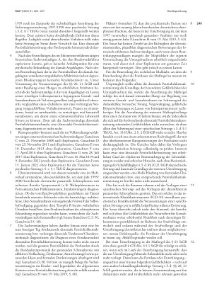 Vorschauseite 2: ortdauer der Sicherungsverwahrung bei »Altfall«; Maßgeblicher Beurteilungszeitpunkt für das Vorliegen einer psychischen Störung