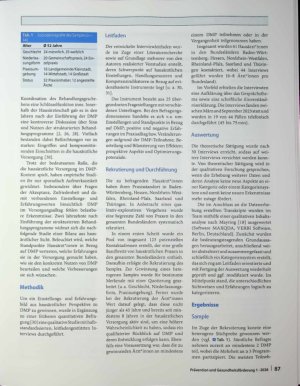Vorschauseite 2: Disease-Management-Programme: Haben sie die Prävention in der Primär versorgung vorangebracht?