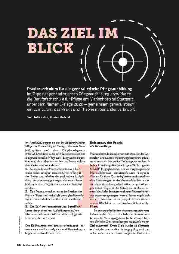 Vorschauseite 1: Corrected: DAS ZIEL IM BLICK