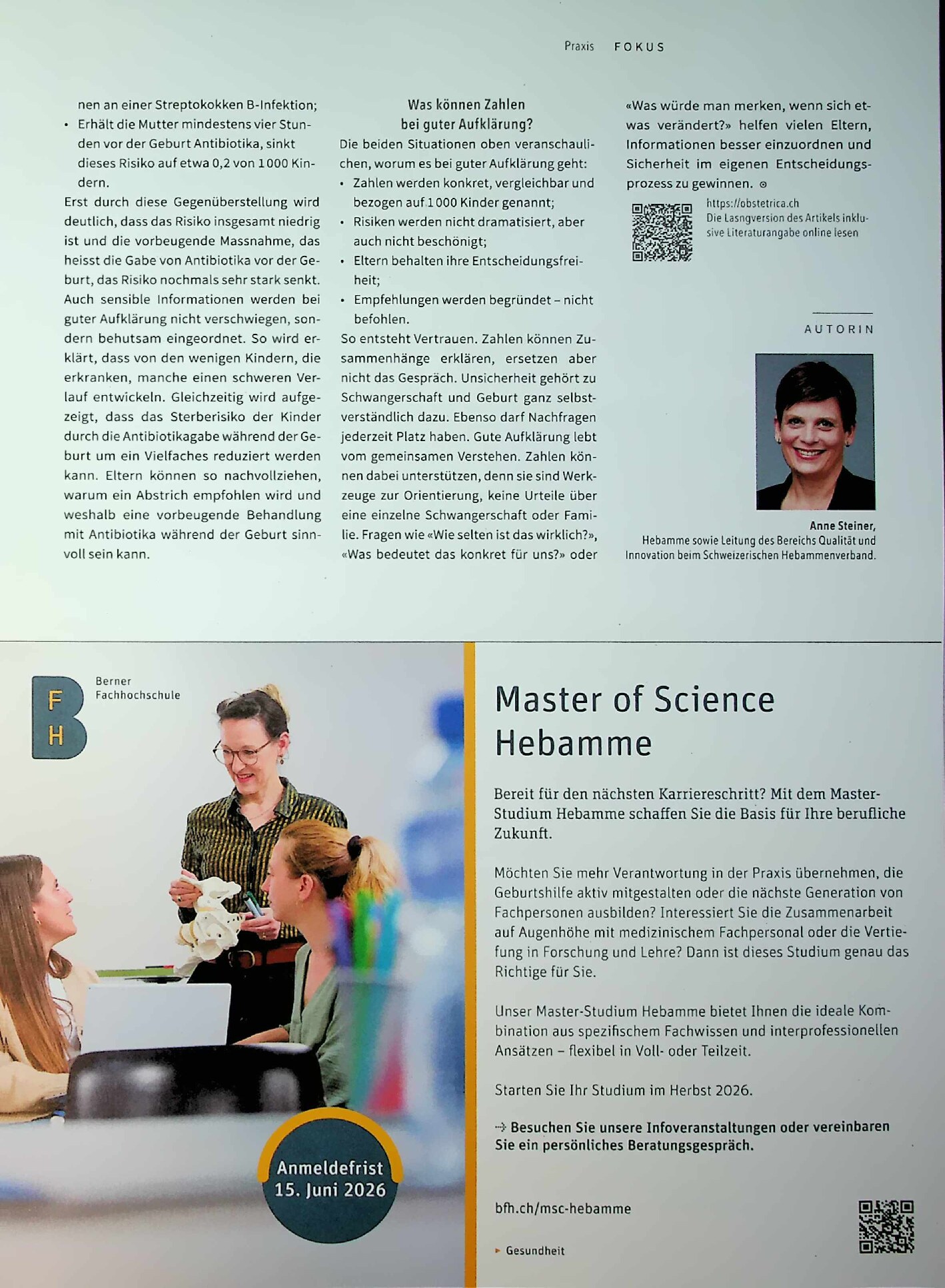 Vorschauseite 4: Halbiertes oder doppeltes Risiko? Medizinische Zahlen richtig lesen