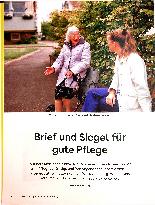 Vorschauseite 1: Brief und Siegel für gute Pflege