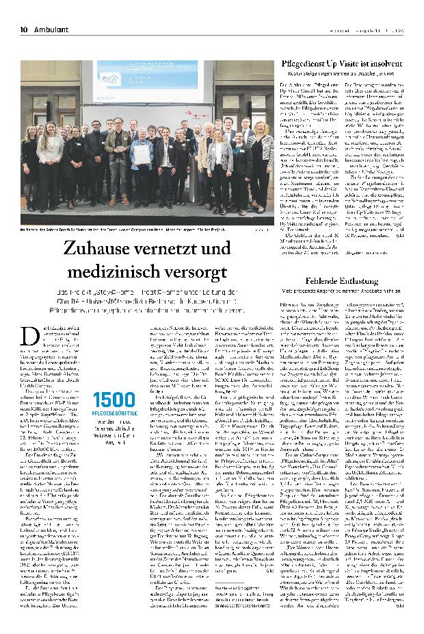 Vorschauseite 1: Zuhause vernetzt und medizinisch versorgt