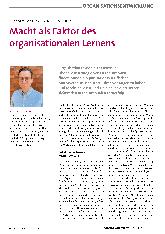 Vorschauseite 1: Macht als Faktor des organisationalen Lernens