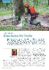 Vorschauseite 1: Sichere Waldarbeit - Eine Sache für Profis