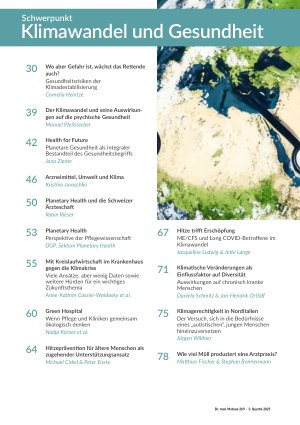 Vorschauseite 4: Dr. med. Mabuse Heft 3-2025