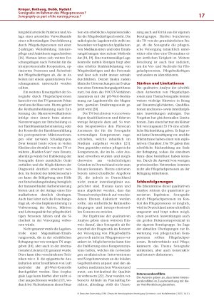 Vorschauseite 5: Sonografie im Rahmen des Pflegeprozesses? Qualitative Sekundärdatenanalyse einer Befragung von Pflegefachpersonen