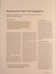 Vorschauseite 1: Authentisch dem Tod begegnen