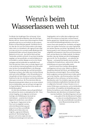 Vorschauseite 1: Wenn’s beim Wasserlassen weh tut