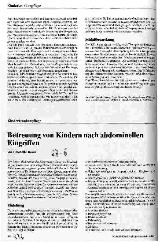 Vorschauseite 5: Peritoneallavage