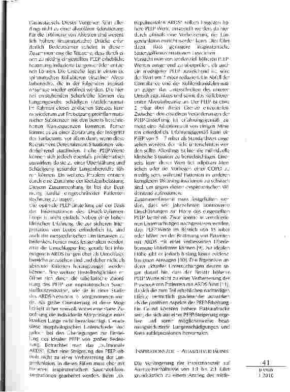 Vorschauseite 3: LUNCENPROTEKTIVE BEATMUNG WAS MUSS ICH WISSEN?