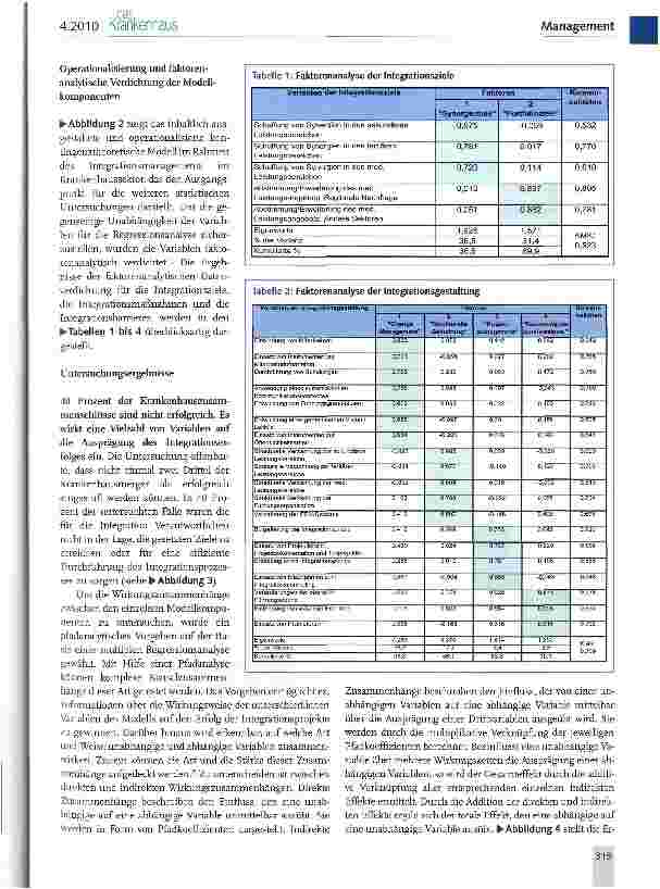Vorschauseite 3: Erfolgreiches Integrationsmanagement bei Zusammenschlüssen von Krankenhäusern