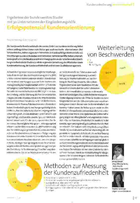 Vorschauseite 1: Erfolgspotenzial Kundenorientierung