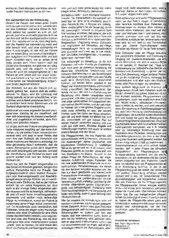 Vorschauseite 3: Die psychische Situation des Querschnittgelähmten