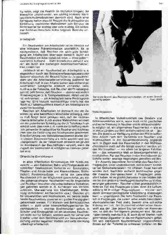 Vorschauseite 4: Rauchen und Umwelt