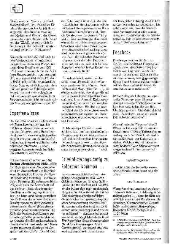 Vorschauseite 3: Noch nicht überall etabliert, wird sie mancherorts schon wieder in Frage gestellt: die kollegiale Führung