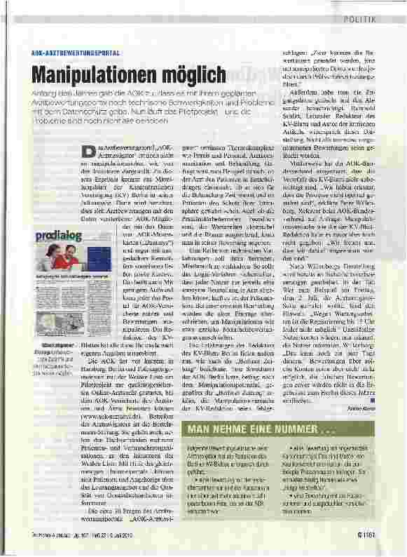Vorschauseite 1: Manipulationen möglich