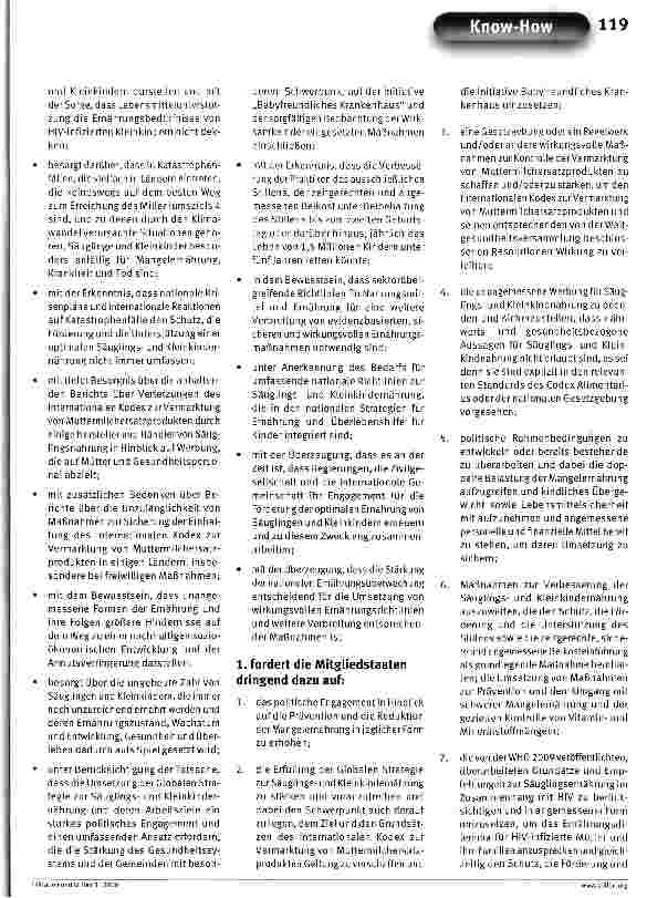 Vorschauseite 2: Säuglingsund Kleinkindernährung