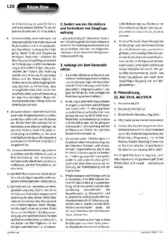 Vorschauseite 3: Säuglingsund Kleinkindernährung