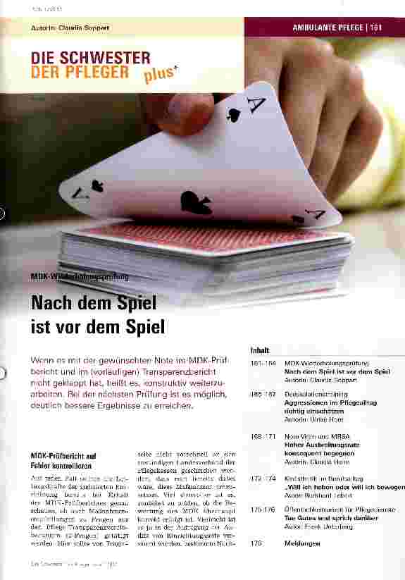 Vorschauseite 1: Nach dem Spiel ist vor dem Spiel