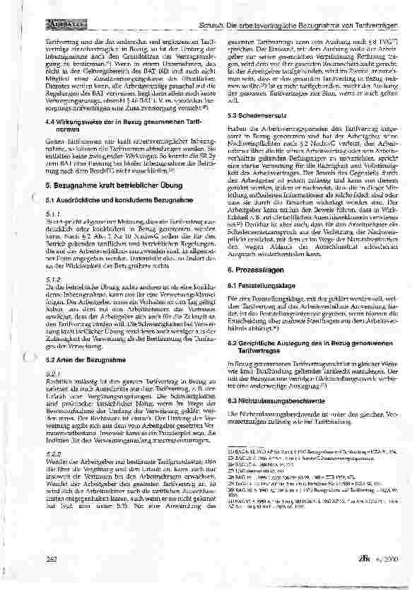 Vorschauseite 4: Die arbeitsvertragliche Bezugnahme von Tarifverträgen