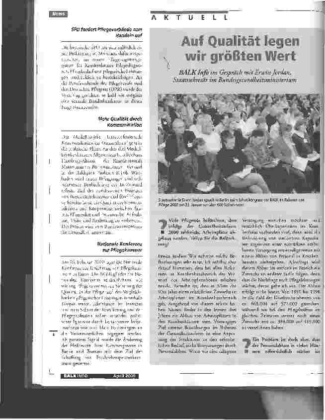 Vorschauseite 1: Auf Qualität legen wir größten Wert
