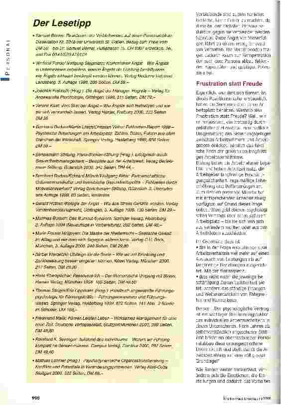 Vorschauseite 3: Personalabbau - Schuss in den Ofen? Entlassungsaktionen haben oft nicht den gewünschten Erfolg