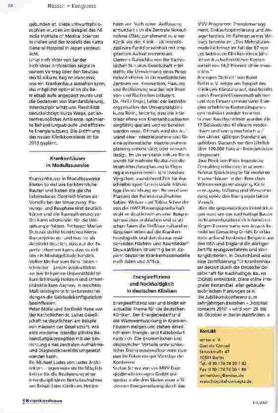 Vorschauseite 4: Überlebenstraining für Krankenhäuser